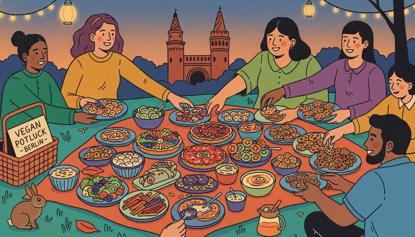 Berlin Vegan Social — Vegan Picnic, Volkspark Humboldthain