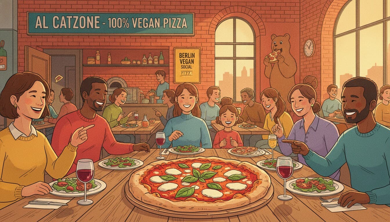 Berlin Vegan Social — Pizza Night at Al Catzone