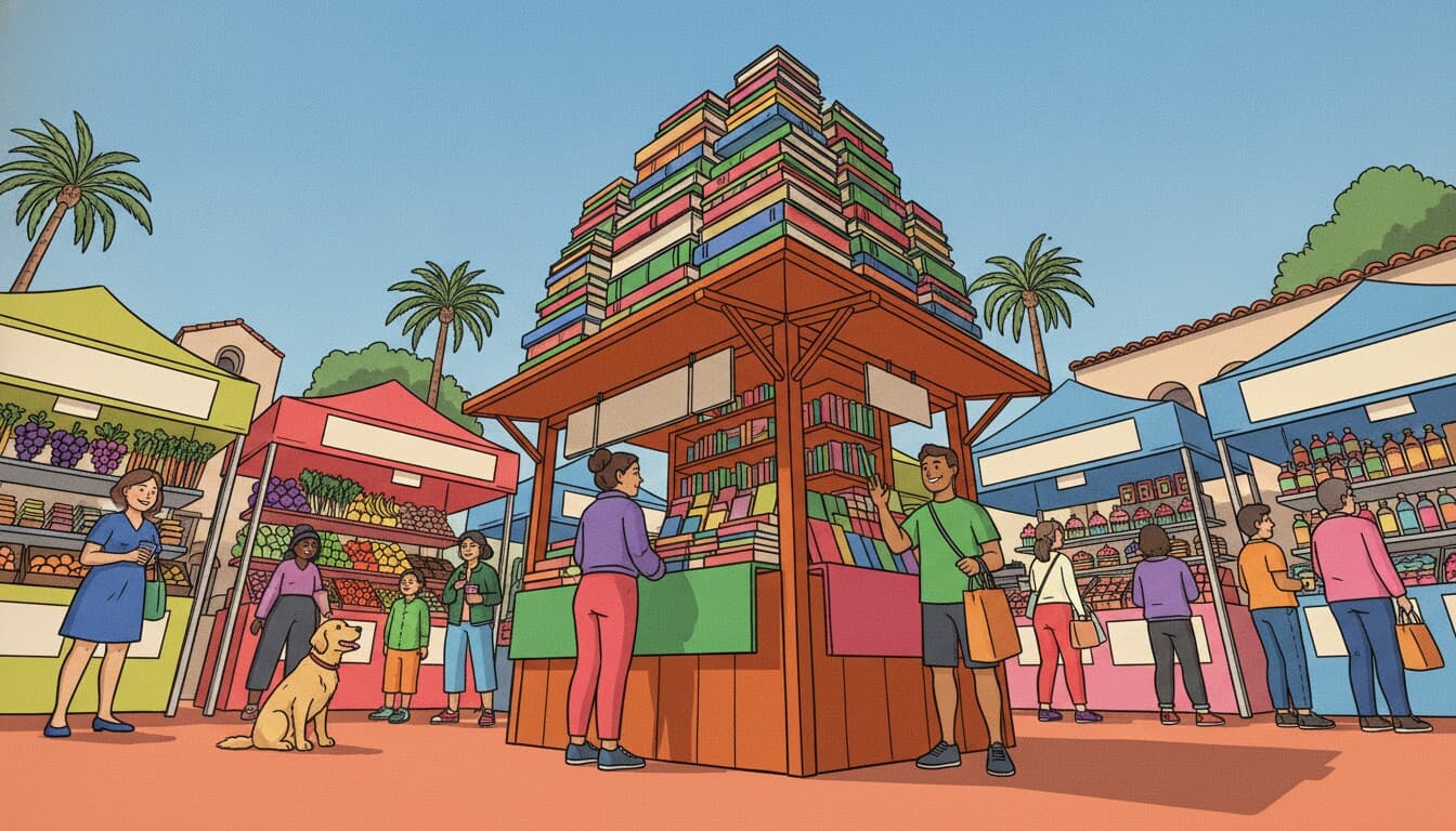 Book Fair at the North Park Sustainable Market
