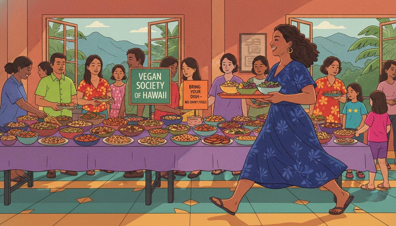Hawaii Vegan Events Monthly Potluck