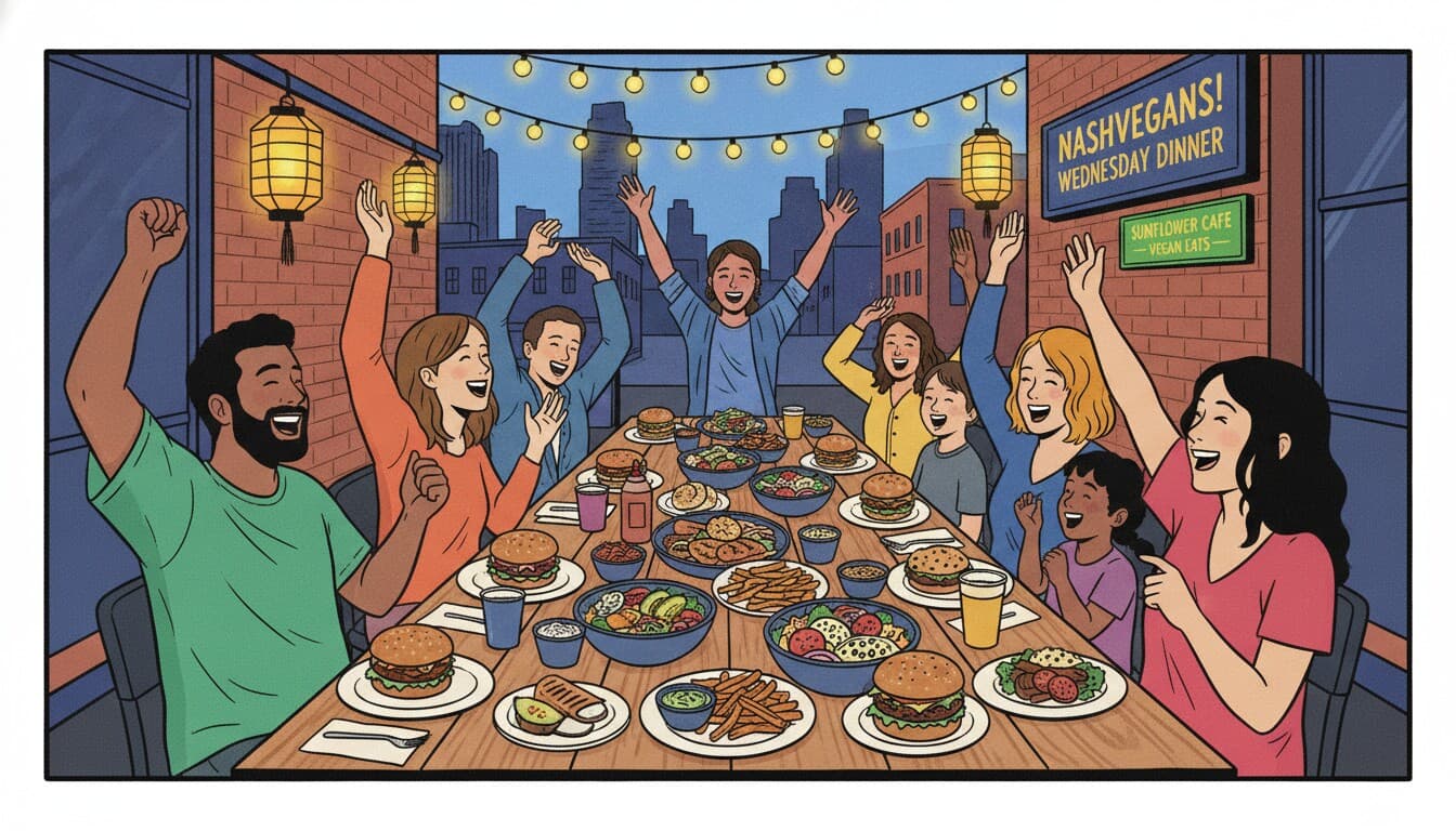 Nashvegans! — Sunflower Cafe Monthly Meetup