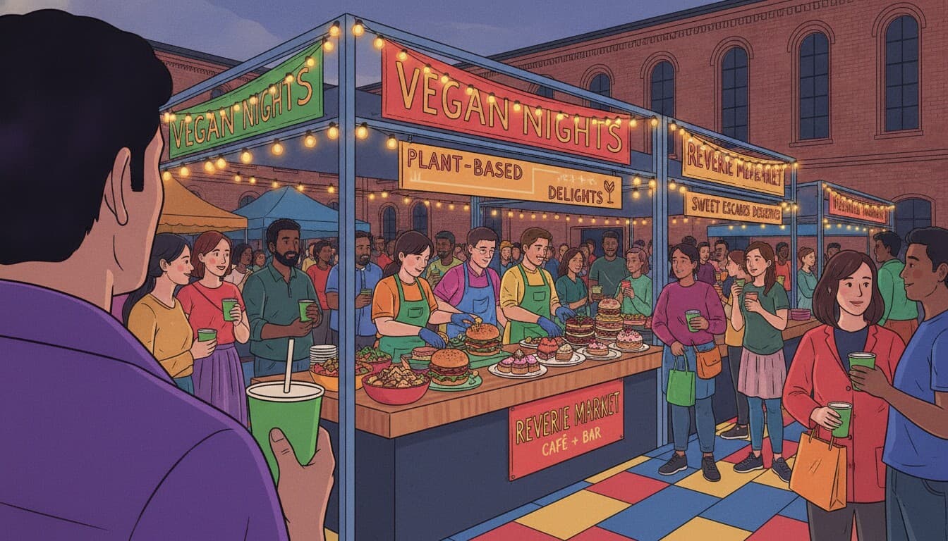Vegan Night Market at Reverie