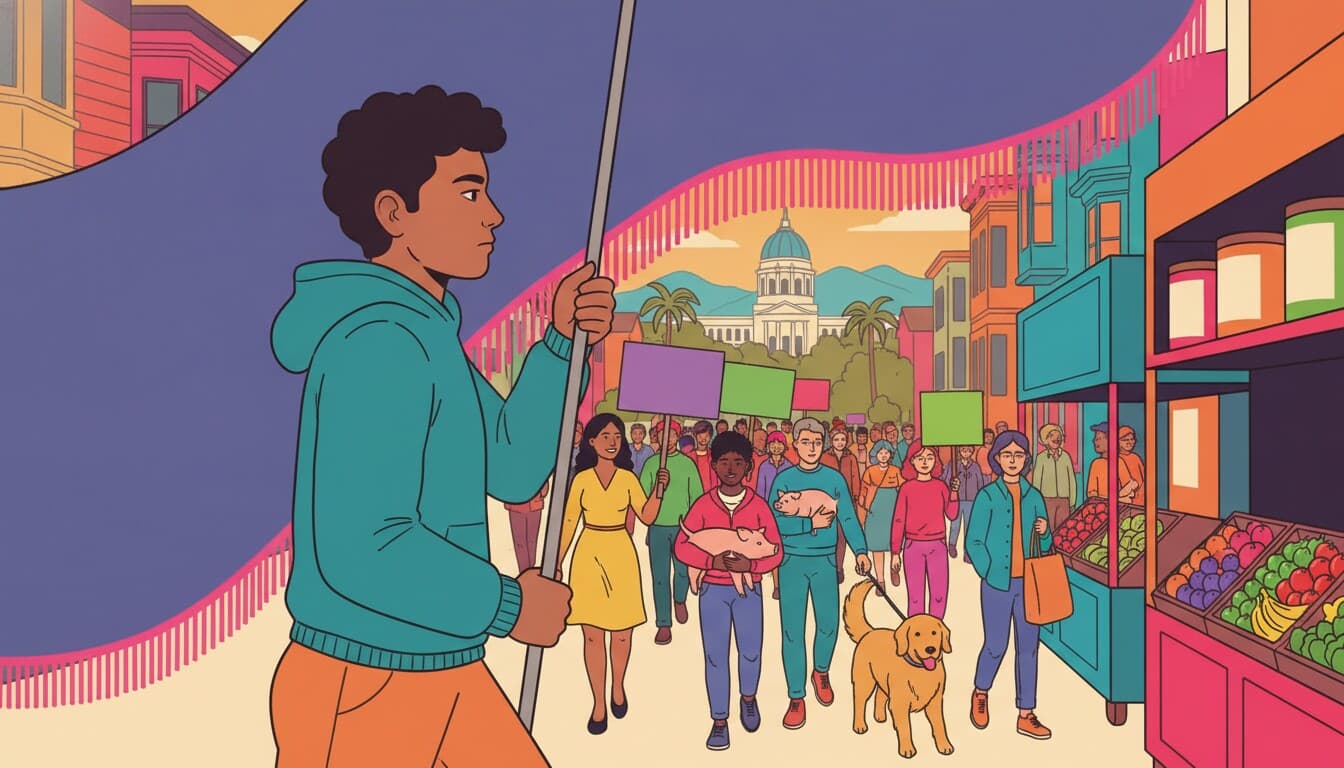 Vegan Earth Day March