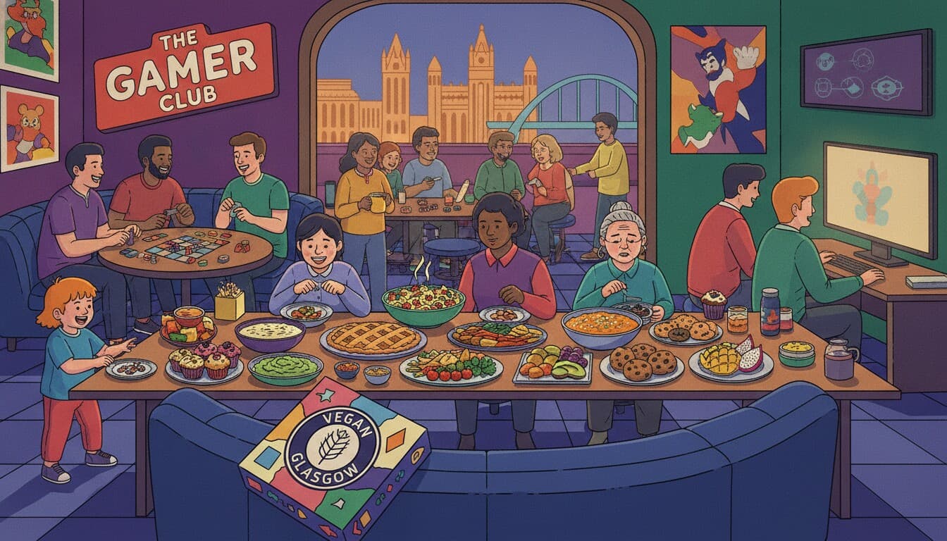 Level Up! Vegan Potluck at The Gamer Club