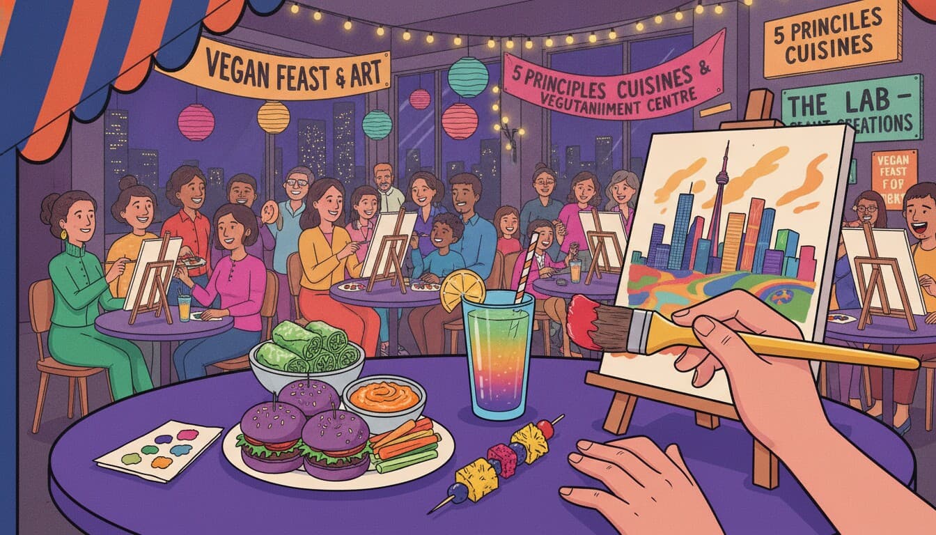 Vegan Paint, Sip & Snack