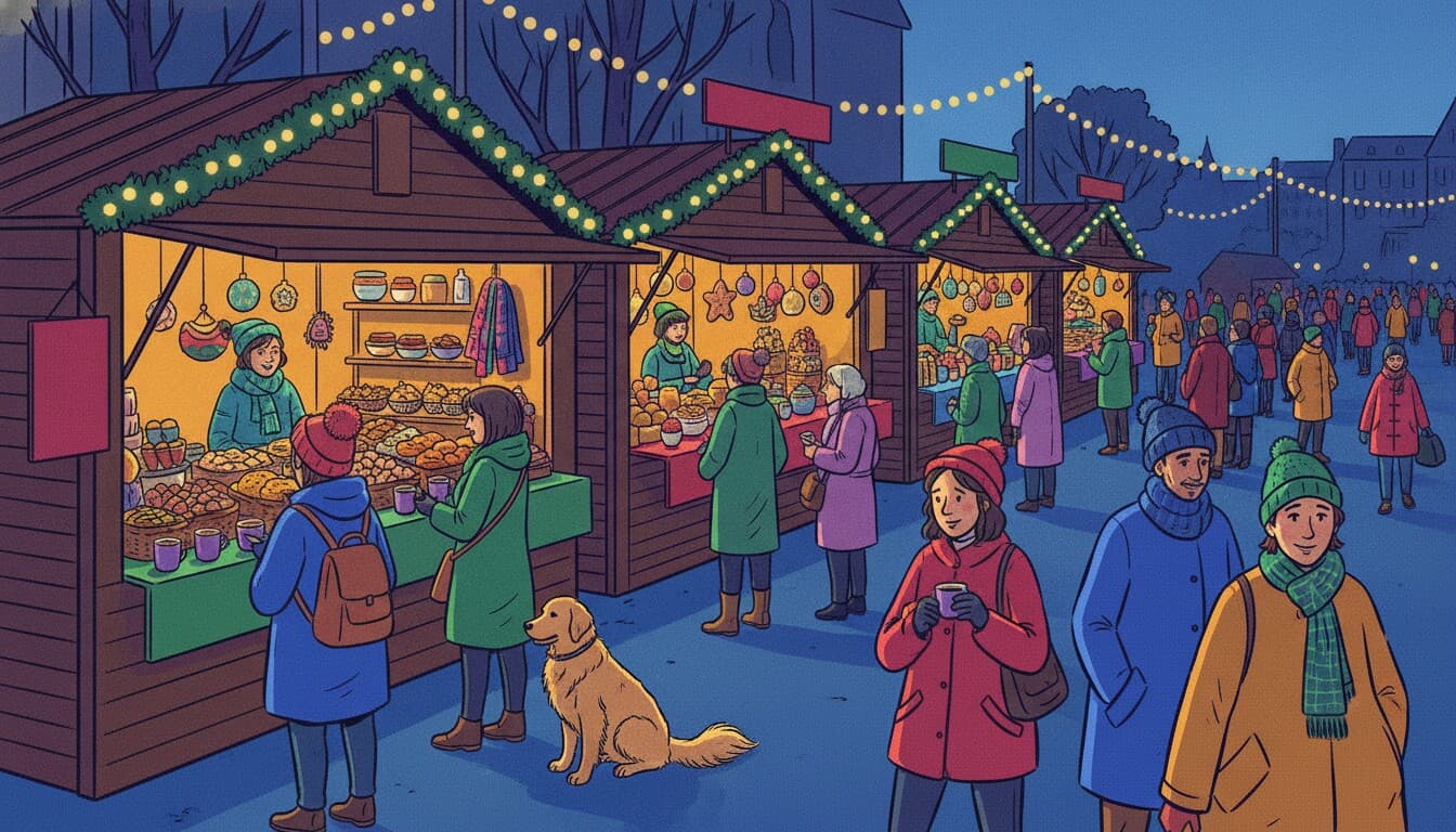 Veganer Weihnachtsmarkt Leipzig