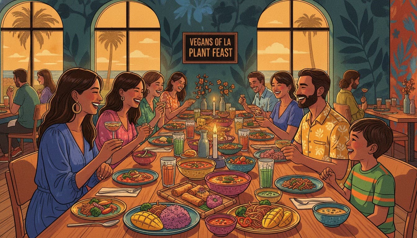 Conscious Connections LA — Sunset Walk + Dinner at Satdha